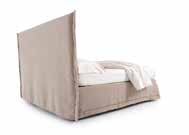 Letto Noctis Chloè h27 - fotografia ufficiale del modello; rivestimento e ambientazione illustrativi