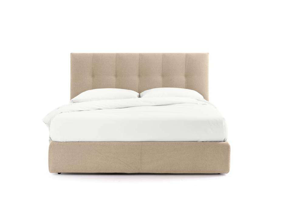 Letto Noctis Emma h27 - fotografia ufficiale del modello; rivestimento e ambientazione illustrativi