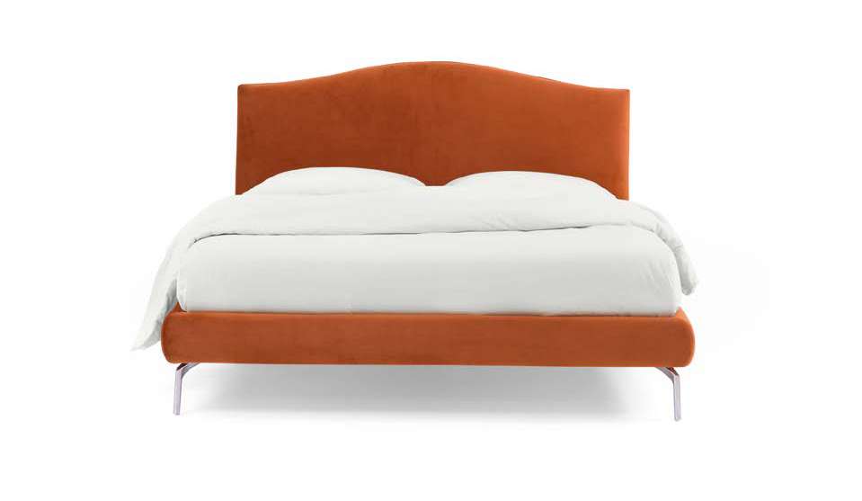 Letto Noctis Lyle Modern h17 - fotografia ufficiale del modello; rivestimento e ambientazione illustrativi
