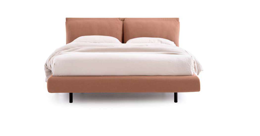 Letto Noctis Malou h17 - fotografia ufficiale del modello; rivestimento e ambientazione illustrativi