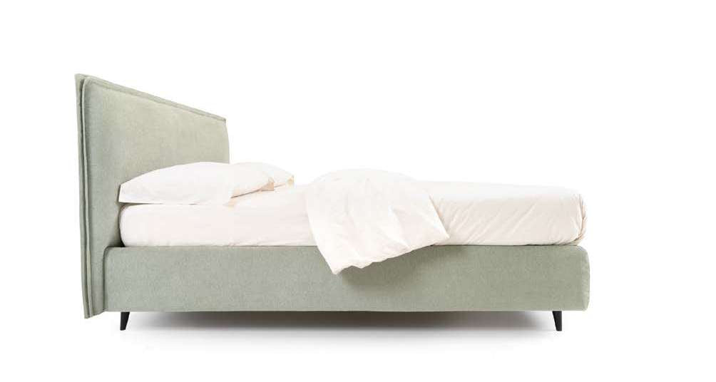 Letto Noctis Moody h27 - fotografia ufficiale del modello; rivestimento e ambientazione illustrativi