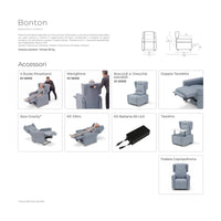 Egoista Bonton — scheda tecnica ufficiale con misure e accessori