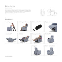 Egoista Bourbon — scheda tecnica ufficiale con misure e accessori