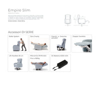 Egoista Empire Slim — scheda tecnica ufficiale con misure e accessori