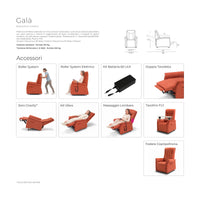 Egoista Galà — scheda tecnica ufficiale con misure e accessori