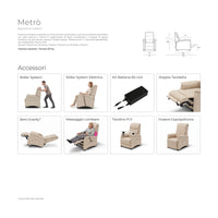 Egoista Metrò — scheda tecnica ufficiale con misure e accessori