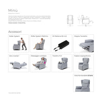 Egoista Minù — scheda tecnica ufficiale con misure e accessori