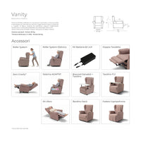 Egoista Vanity — scheda tecnica ufficiale con misure e accessori