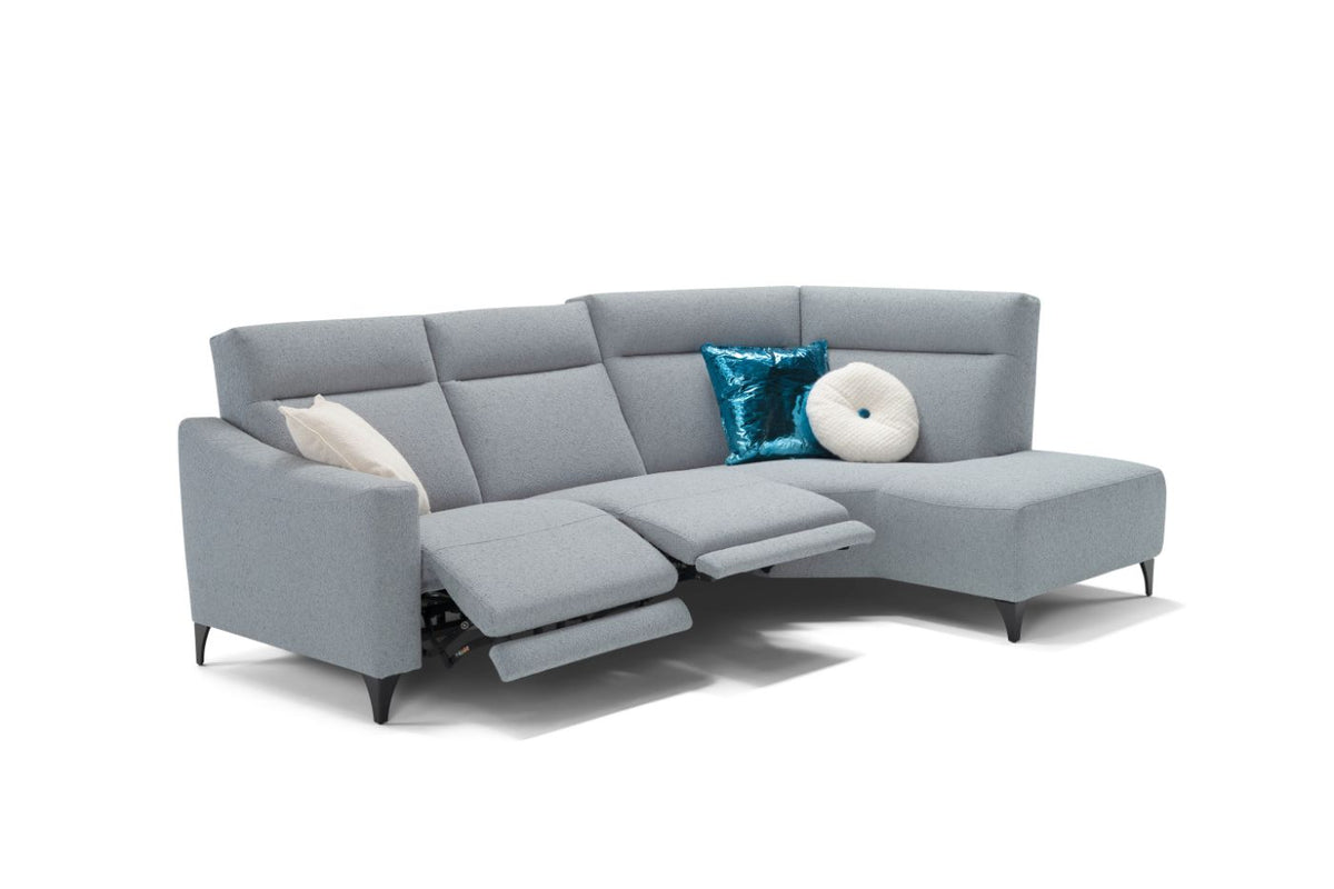Egoitaliano Piper – composizione angolare con recliner aperto – fotografia ufficiale