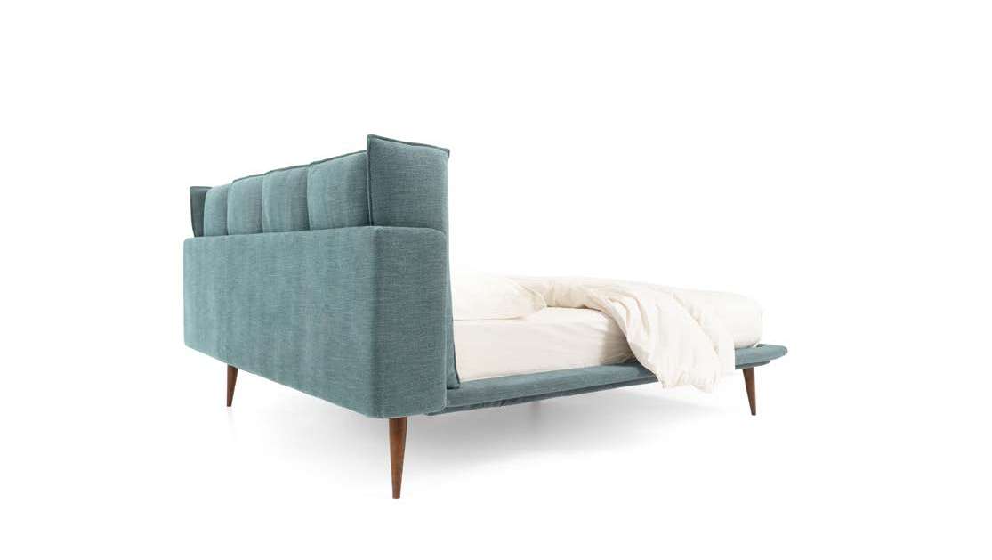 Letto Noctis Birdland h10 - fotografia ufficiale del modello; rivestimento e ambientazione illustrativi