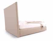Letto Noctis Emma High h27 - fotografia ufficiale del modello; rivestimento e ambientazione illustrativi
