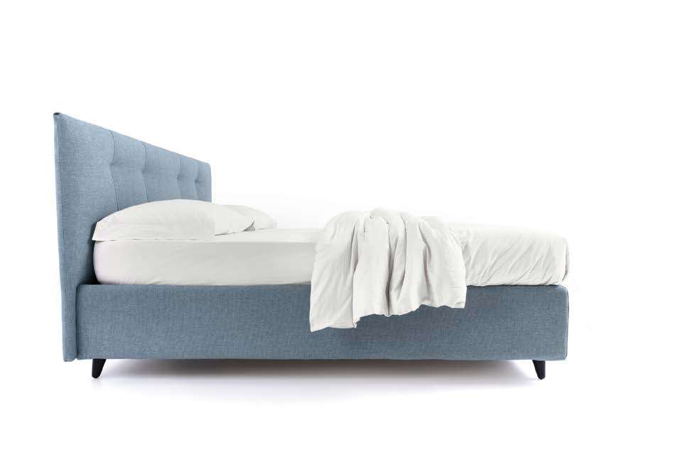 Letto Noctis Fancy h30 - fotografia ufficiale del modello; rivestimento e ambientazione illustrativi