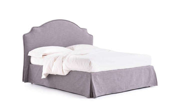 Letto Noctis Fiordaliso h30 - fotografia ufficiale del modello; rivestimento e ambientazione illustrativi