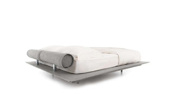 Letto Noctis Flamingo h10 - fotografia ufficiale del modello; rivestimento e ambientazione illustrativi