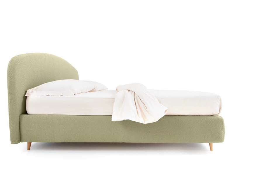 Letto Noctis Jazz h27 - fotografia ufficiale del modello; rivestimento e ambientazione illustrativi