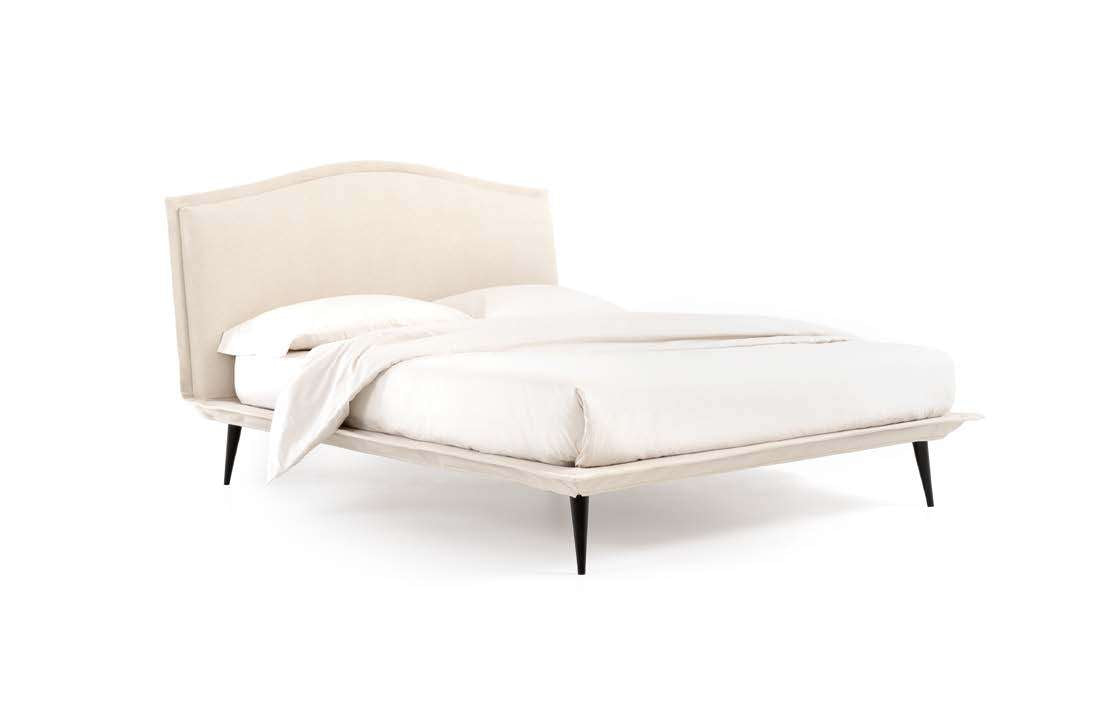 Letto Noctis Lyle Voulant h10 - fotografia ufficiale del modello; rivestimento e ambientazione illustrativi
