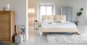 Letto Noctis So Lively h17 - fotografia ufficiale del modello; rivestimento e ambientazione illustrativi