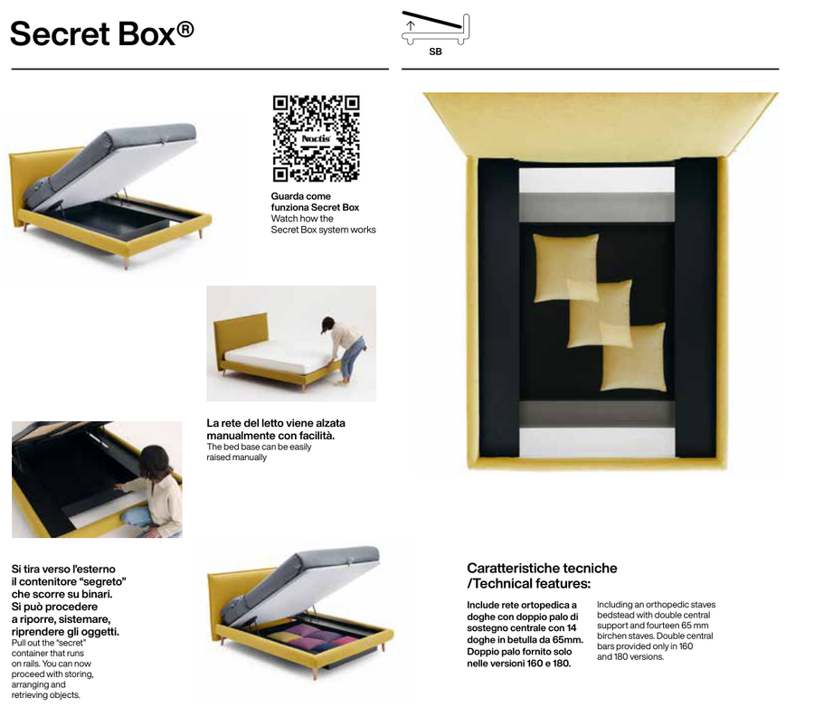 Sistema Noctis Secret Box - illustrazione dimostrativa del funzionamento e della struttura